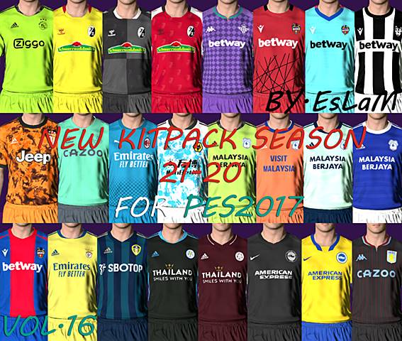 Pes 2017 New Kitpack Season 2020 2021 V16 Aio Game With Bor