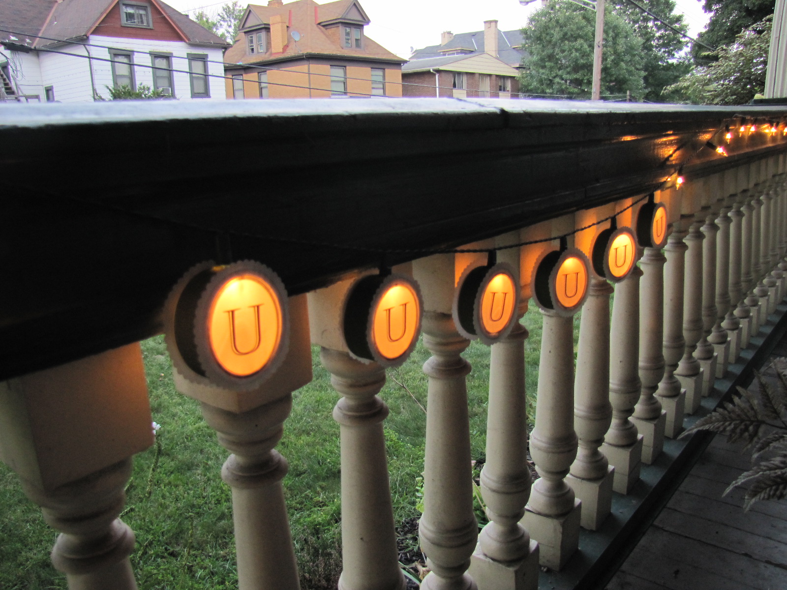 Reposhture Studio PVC Pipe into Custom outdoor lights