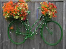 Lindas Bicicletas com Adornos de Flores