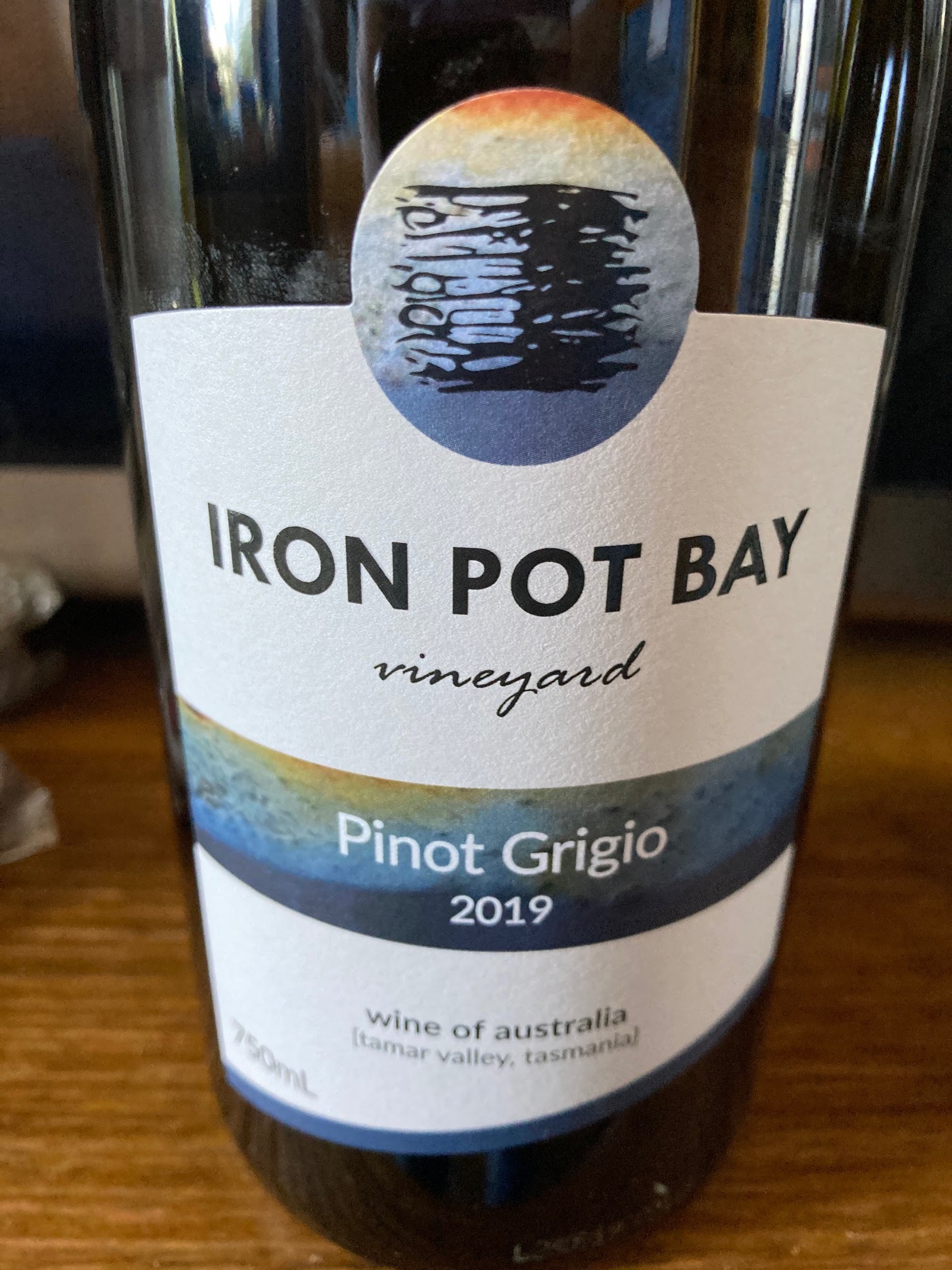 Tasmanian Wine Online Iron Pot Bay 2019 Pinot Grigio