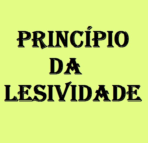 Principio da lesividade