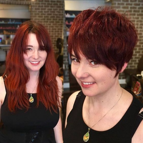 10 Trendy Before And After Transformations From Long Hair To Short