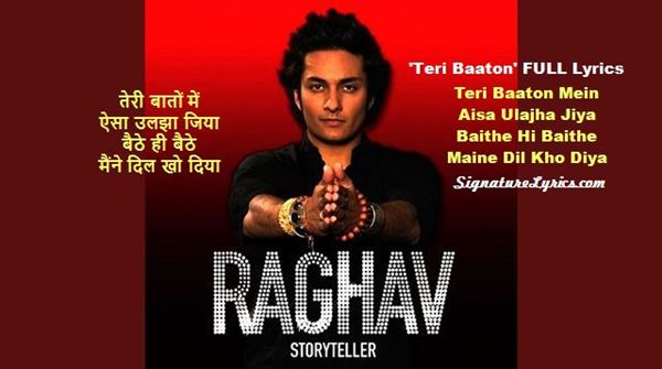 Raghav - Teri Baaton Lyrics in English and Hindi