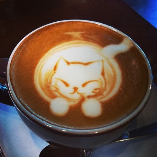 Caterville Cat Coffee Art