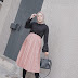 Style Hijab Dengan Rok Plisket