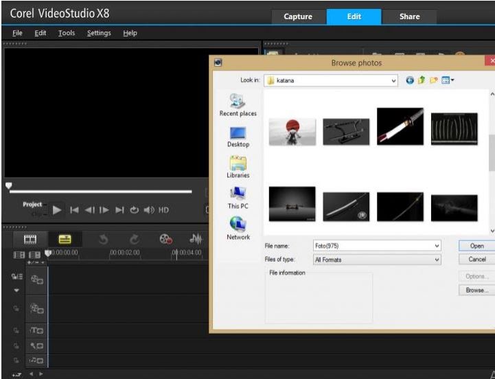 Cara Edit foto Jadi Video dengan Corel Videostudio