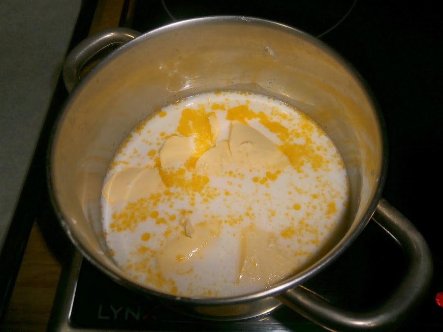 preparación de profiteroles