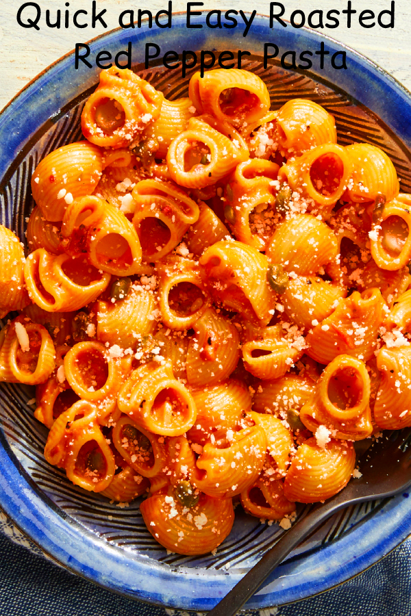 Quick and Easy Roasted Red Pepper Pasta recipes cooking