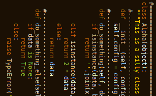 Source code formatting