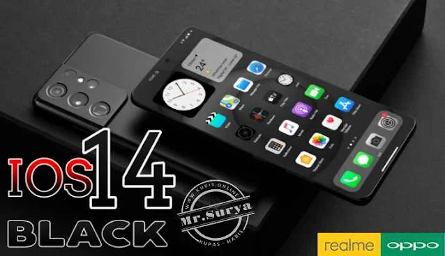 Tema iOS Dark Untuk Oppo A5S Tembus Semua Aplikasi