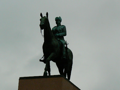 Imagini Finlanda: statuia lui Mannerheim Helsinki