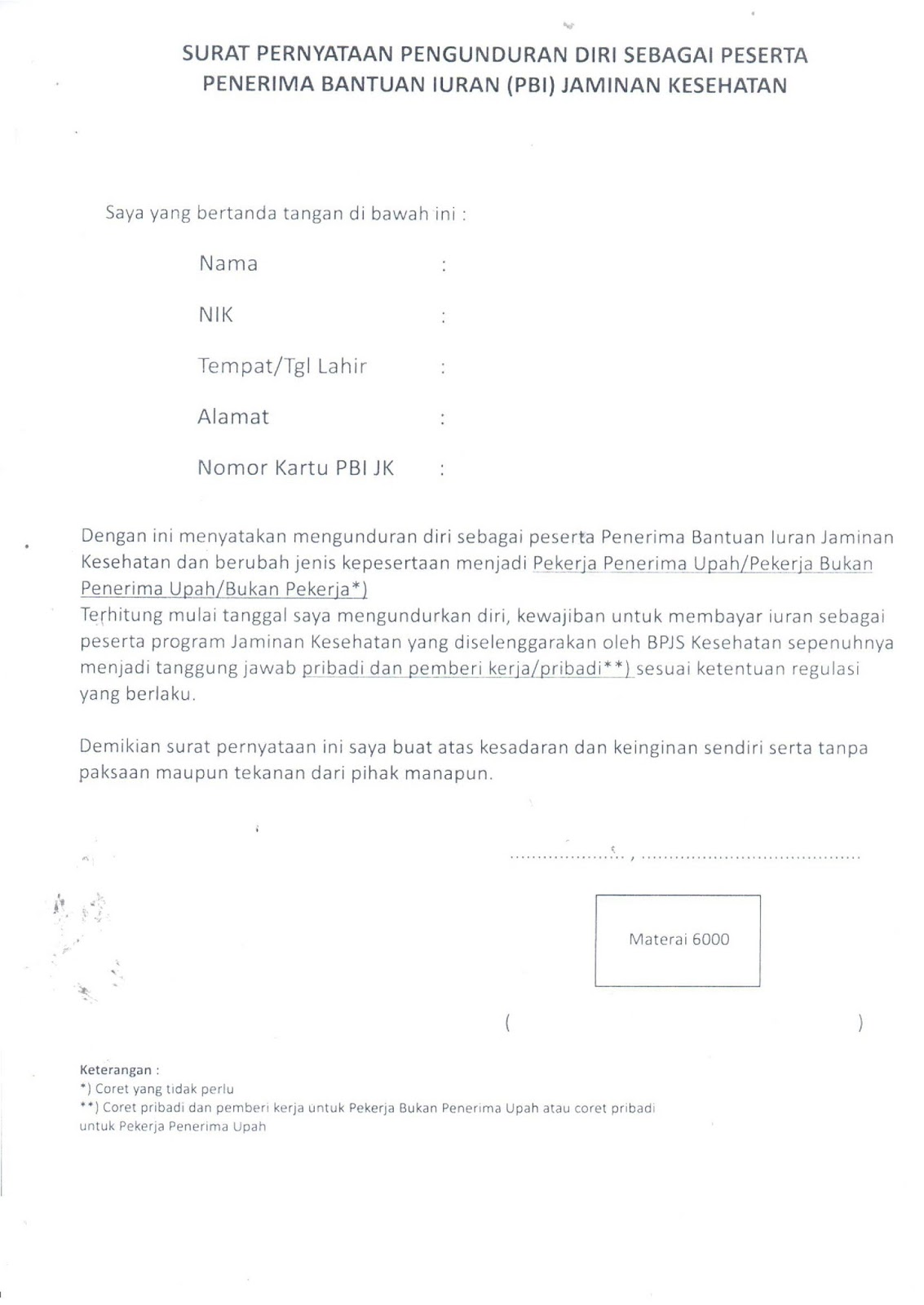 Rupi Rupi Blogspot Cara Mutasi Peserta Bpjs Kesehatan Pbi