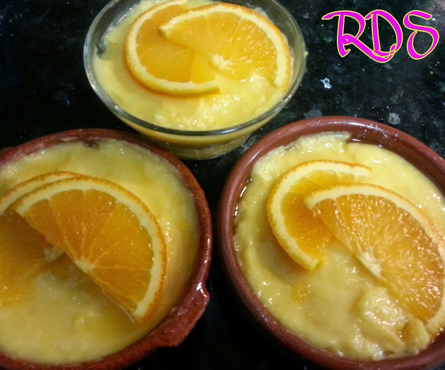 Crema Catalana y crema catalana de naranja Cocina