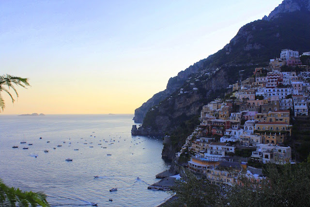View of Positano from Franco's bar
