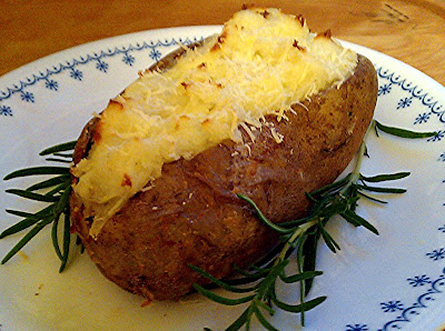 Kissing the Cook: Shepard's Pie in a Twice Baked Potato