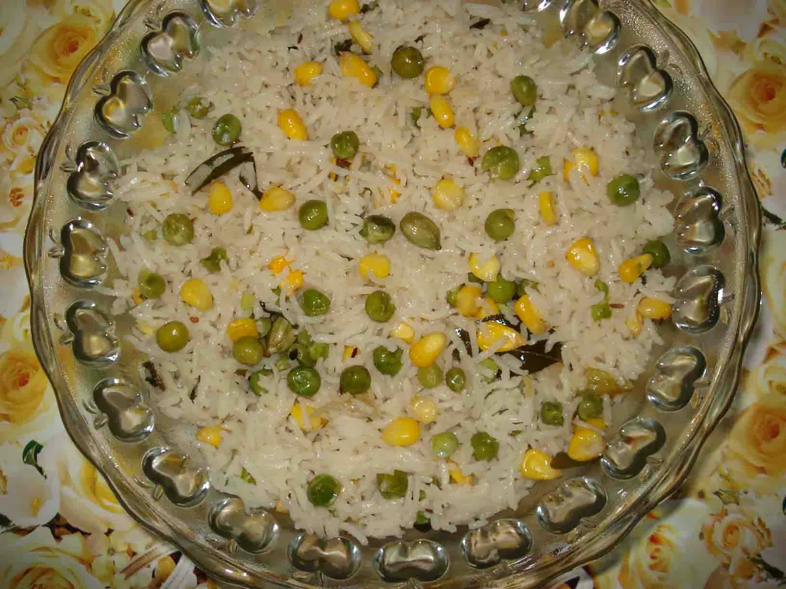 Best Recipes Ever Green Peas Corn Pulao