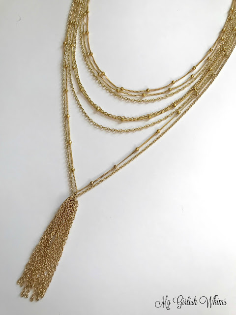 Anthropologie Tassel Chain Knock-Off Necklace - My Girlish Whims