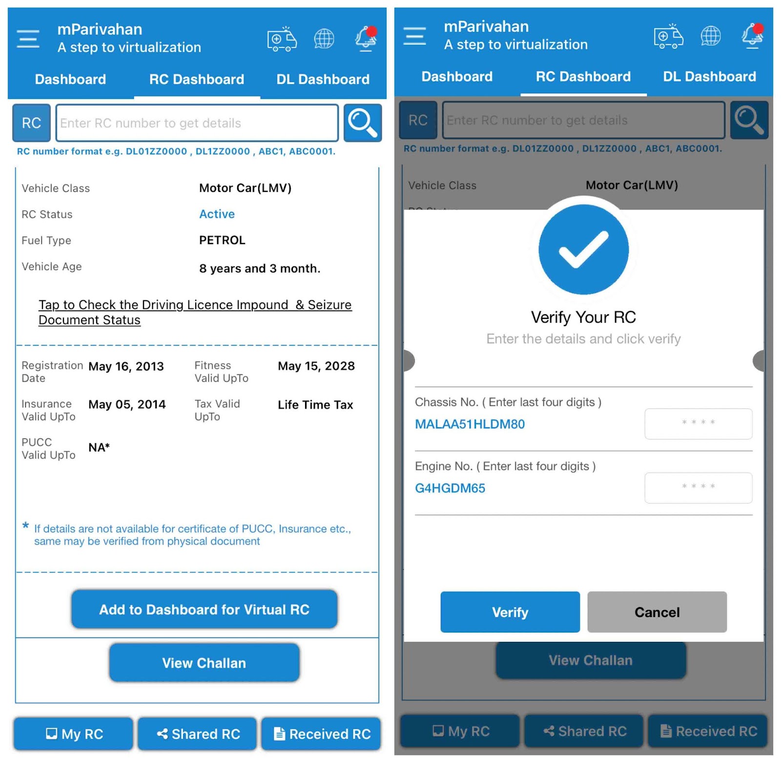 How to Download Vehicle RC Online (Print PDF) 2021