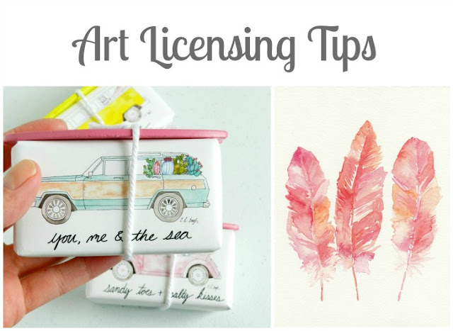 Learn how I got started licensing my own art plus get some savvy art business tips to get yourself going in the art licensing field! by Grow Creative Blog