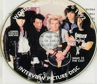 Words About Music interview picture disc with The Cult