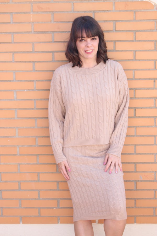 Outfit punto falda