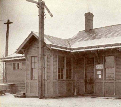 The old Tallmadge railroad depot ~