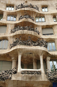 La Pedrera or Casa Mila by Gaudi: Balconies and Ironwork
