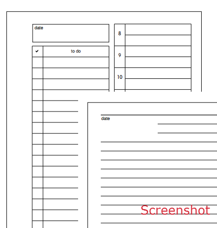 Planner Fun: New Printable - Day on 2 Pages