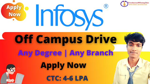 Infosys Off-Campus Recruitment Drive 2021