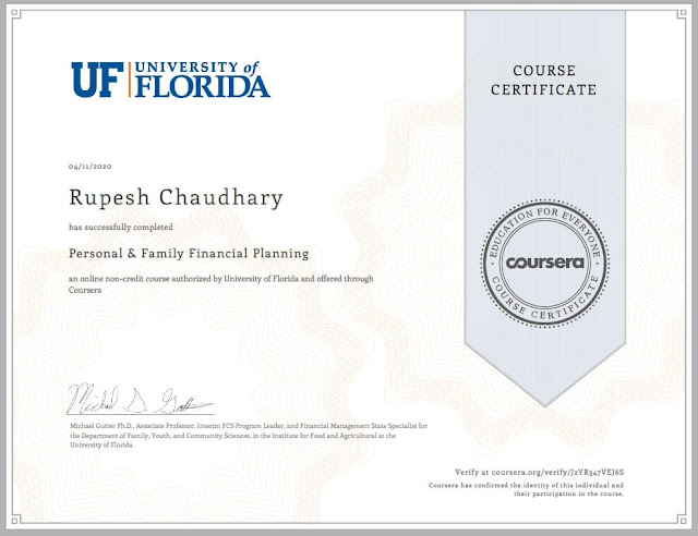 University of Florida - PF Financial Planning