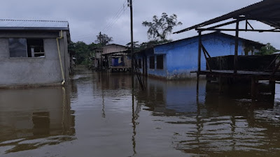 Desbordamiento del Río Misará, causa inundaciones en 7 comunidades Afros e Indígenas del municipio de Medio Baudó.