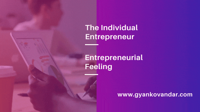 The Individual Entrepreneur | Entrepreneurial Feeling