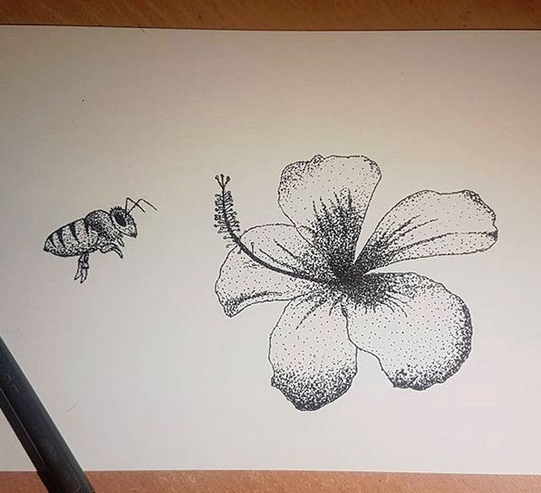 Teknik Pointilis : Pengertian, Contoh, dan Cara Menggambar - Gravity Cinta