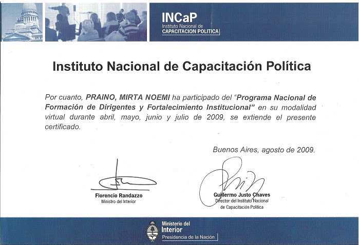 Instituto Nacional de Capacitación Politica