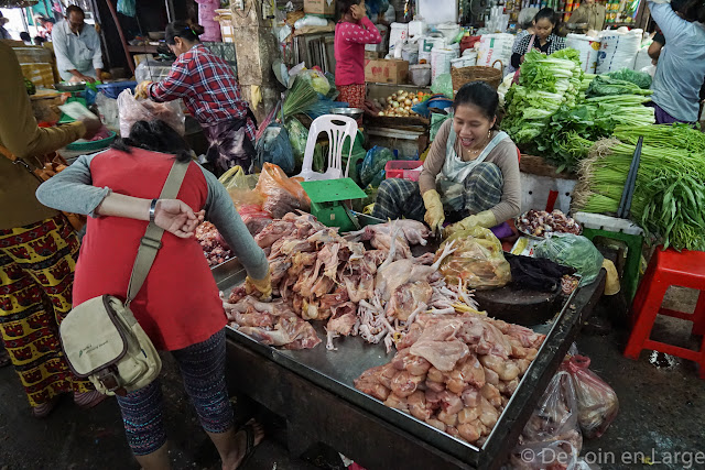 Marche de Phsar Leu - Siem Reap - Cambodge