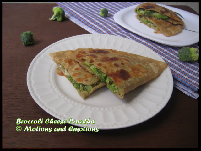 Broccoli Cheese Paratha