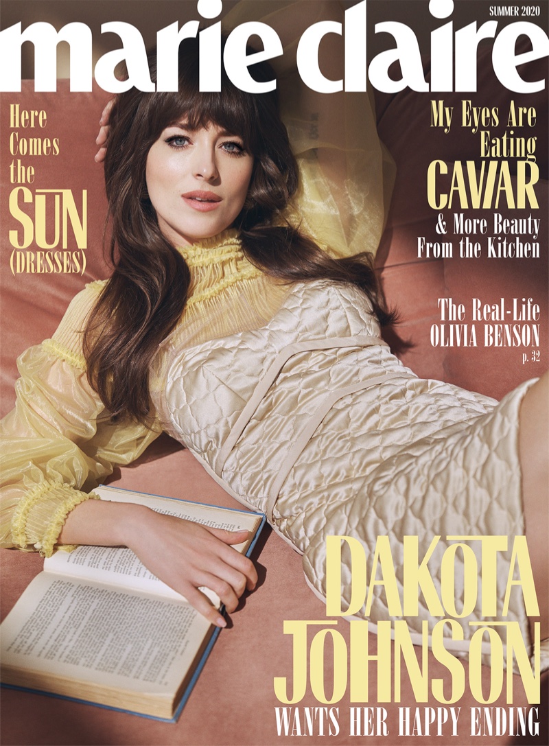 Dakota Johnson is retro glam for Marie Claire US Summer 2020