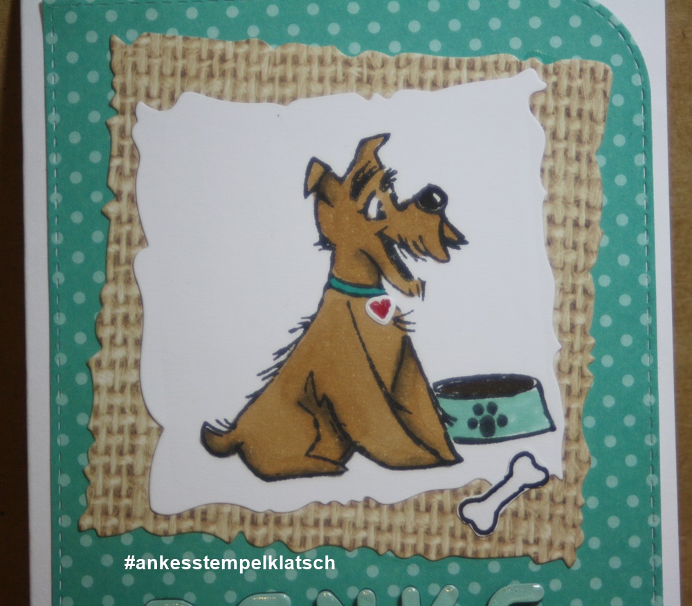 Ankes Dankeskarte fürs Hund hüten