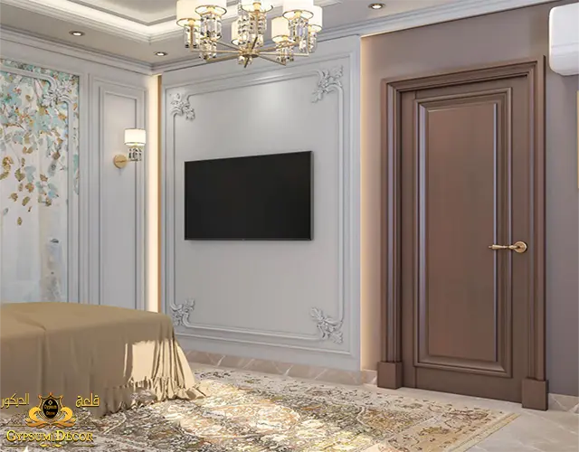 بنوهات الحائط غرف نوم بنوهات الحائط جبس