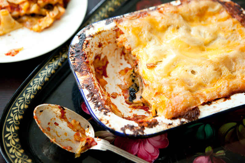 Flexitarian Lasagne with zucchini and Dutch Gouda cheese