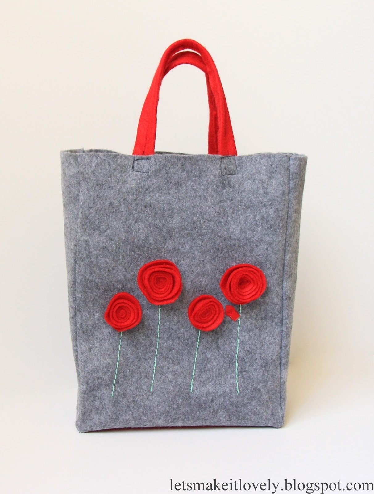 Let's make it lovely: Felt Gift Bag