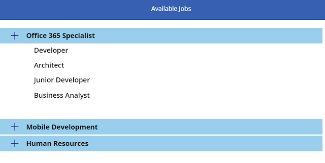 SharePoint list data - Accordion view with collapsible option