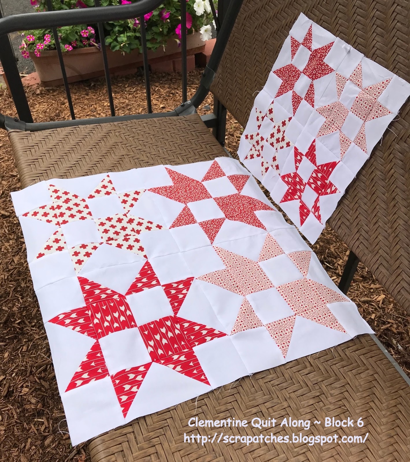 Life in the Scrapatch Clementine Quilt Along Block 6