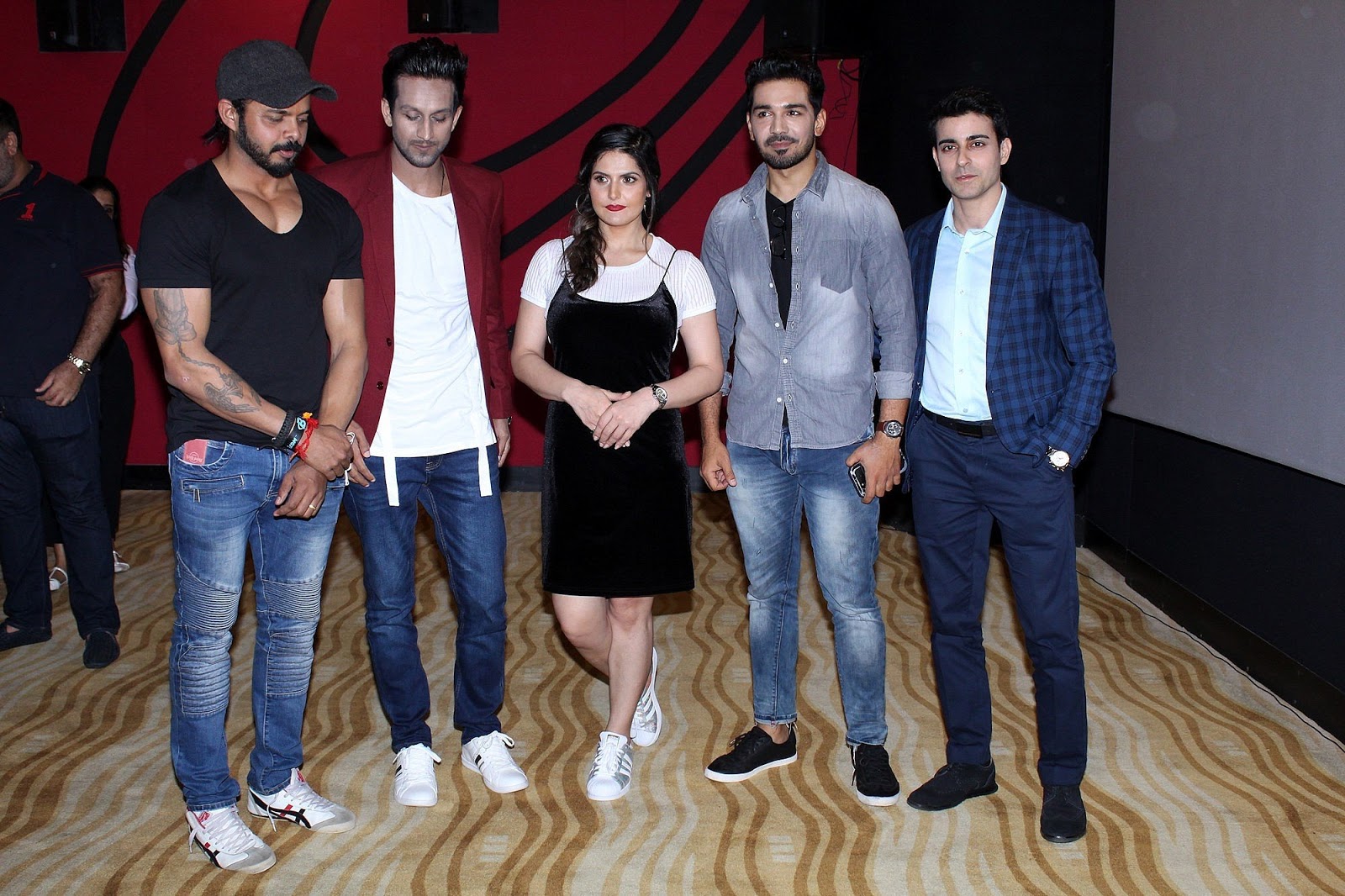 Zareen Khan Looks Super Hot At Film â€œAksar 2â€³ Trailer Launch Event