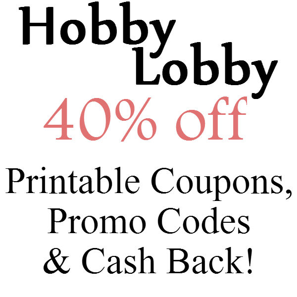 Printable Hobby Lobby Coupon