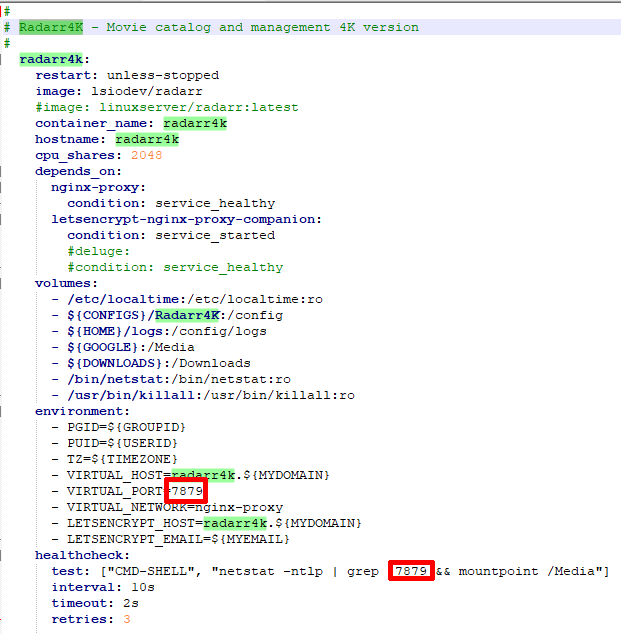 Radarr4K adaptations