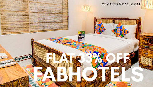 Flat 33% OFF FabHotels Promo Codes & Coupons