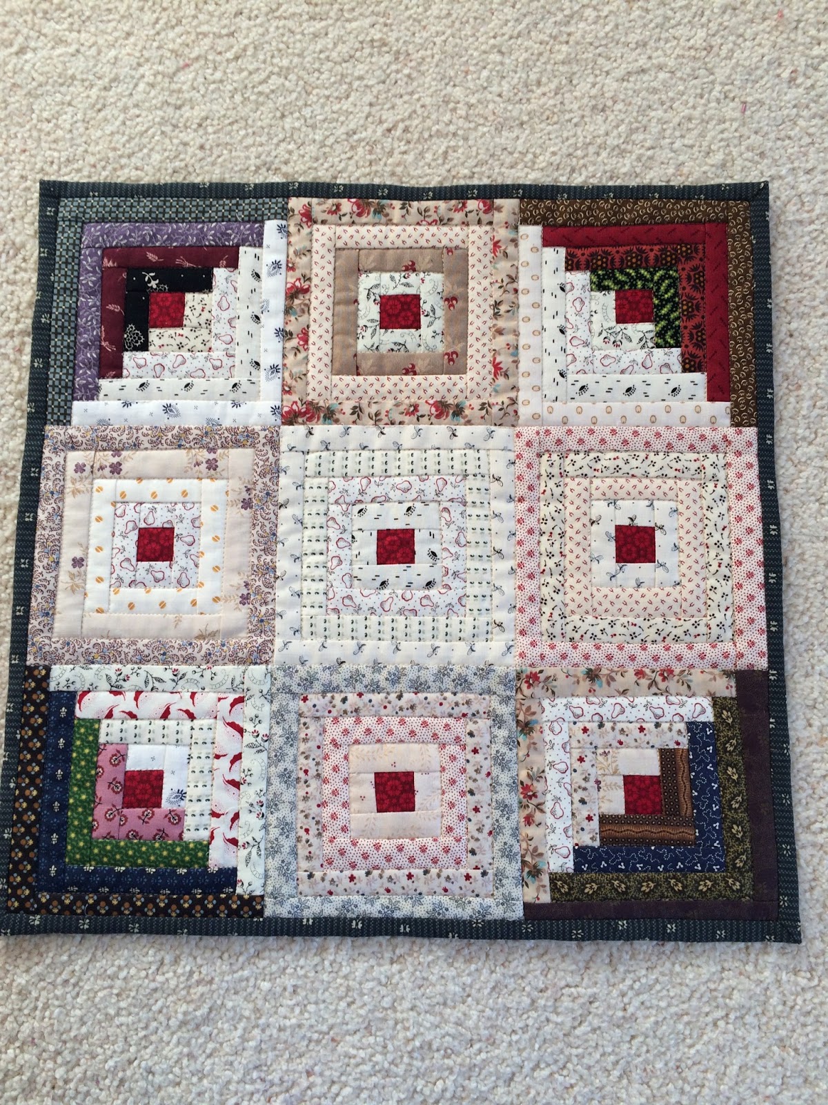 Mother Patchwork A new mini quilt