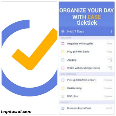 Ticktick - تطبيق