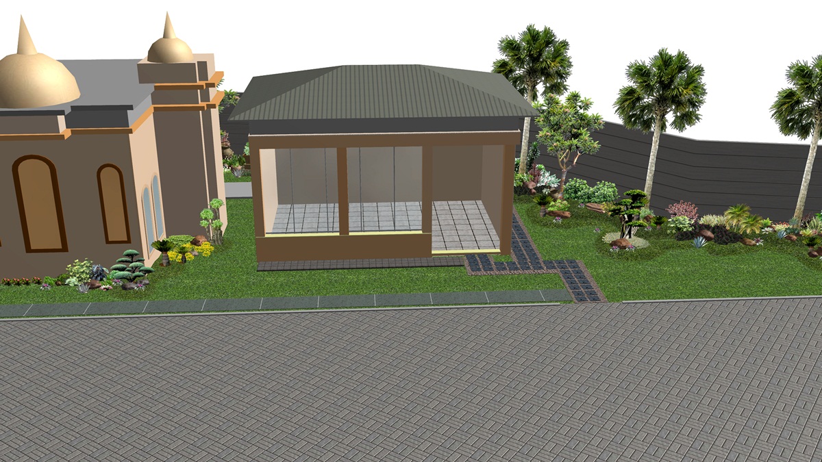 DESAIN TAMAN PABRIK